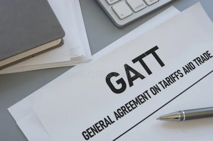 Gatt general agreement trade tariffs tags